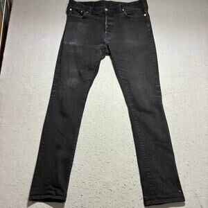 Buck Mason Black Skinny Jeans